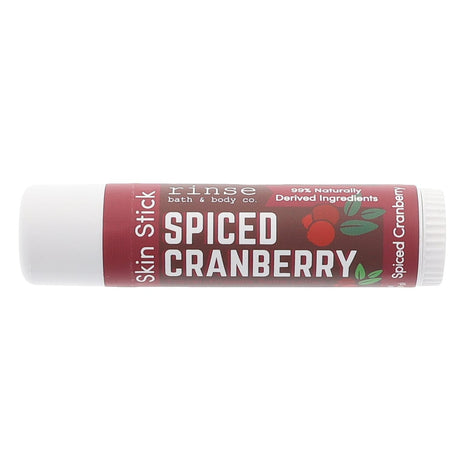 Spiced Cranberry solid lotion stick from Rinse - concentrated moisture bar