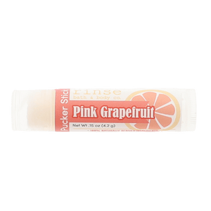 Pink Grapefruit natural lip balm from Rinse - nourishing lip care