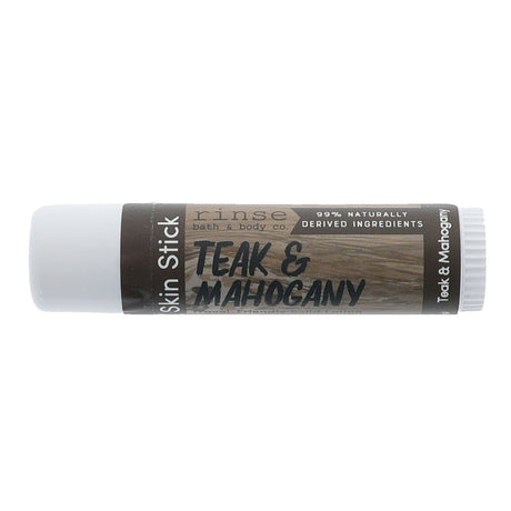 Handmade Teak Mahogany solid lotion stick - naturally derived