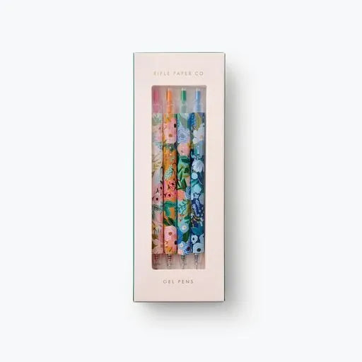Rinse Garden Party Gel Pen Set of 4 - handmade with care