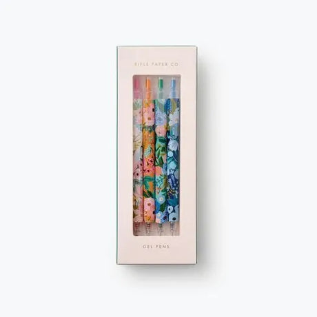 Rinse Garden Party Gel Pen Set of 4 - handmade with care