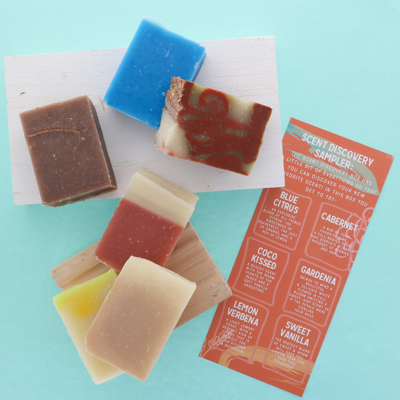 handmade natural bar soap in Scent Discovery by Rinse Bath & Body - alternate angle