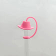 Rinse Straw Cover 10mm Pink Hat - handmade natural product