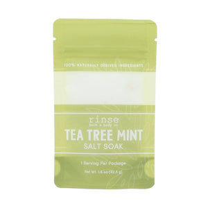 Natural natural bath soak | Tea Tree Mint | Rinse Bath & Body Co.