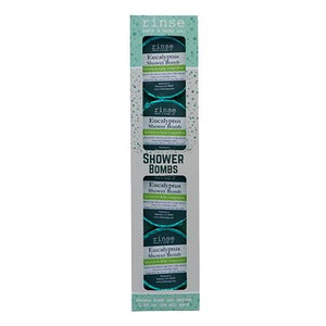 Rinse 4 Pack Eucalyptus aromatherapy shower steamer - spa-like shower experience - alternate angle