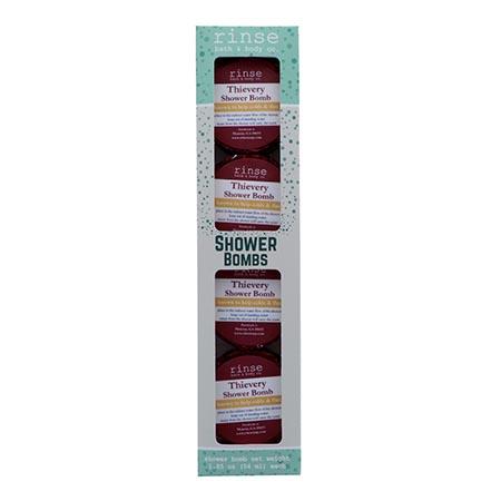 Rinse 4 Pack Thievery aromatherapy shower steamer - spa-like shower experience - alternate angle