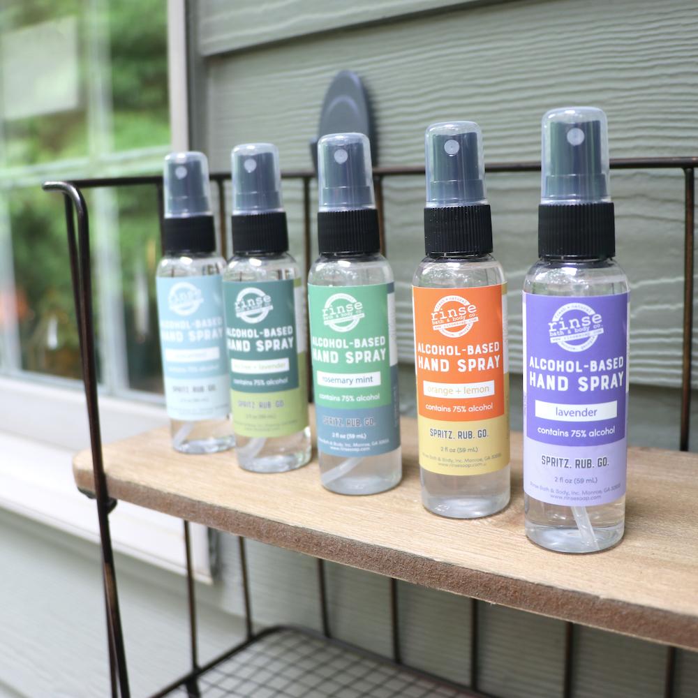 natural bath & body product in Lavender by Rinse Bath & Body - alternate angle