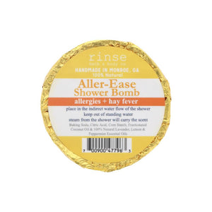 Aller Ease aromatherapy shower steamer from Rinse - essential oil powered