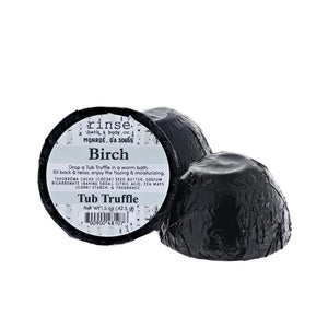 Handmade Birch bath bomb - naturally derived - detail view