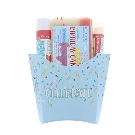 Handmade Birthday natural bath and body gift set - naturally derived