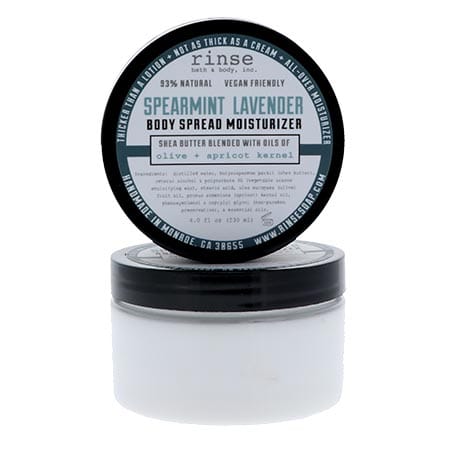 Handmade Spearmint Lavender natural body lotion - naturally derived
