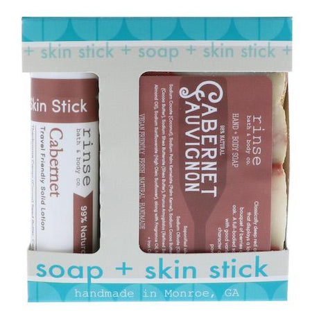 natural bath and body gift set in Cabernet by Rinse Bath & Body
