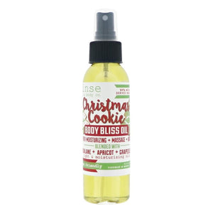 Christmas Cookie natural body oil from Rinse - essential oil infused