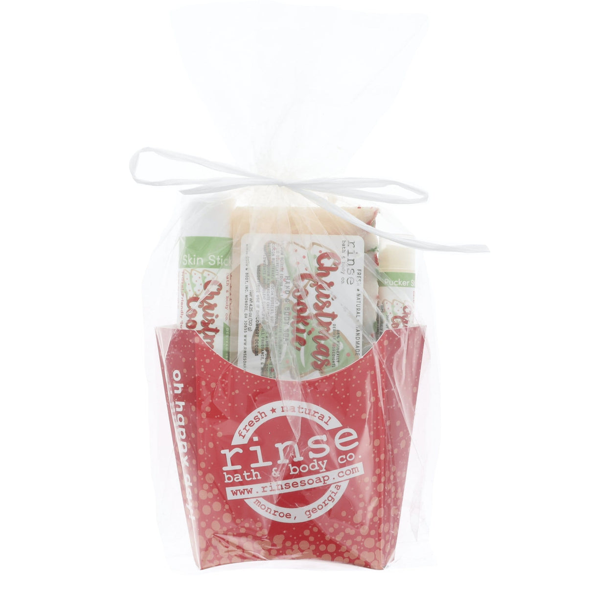 Rinse Christmas Cookie Fry Box Bundle - handmade natural product - detail view