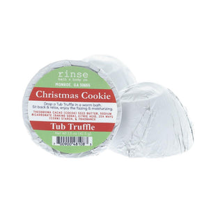 Natural bath bomb | Christmas Cookie | Rinse Bath & Body Co.