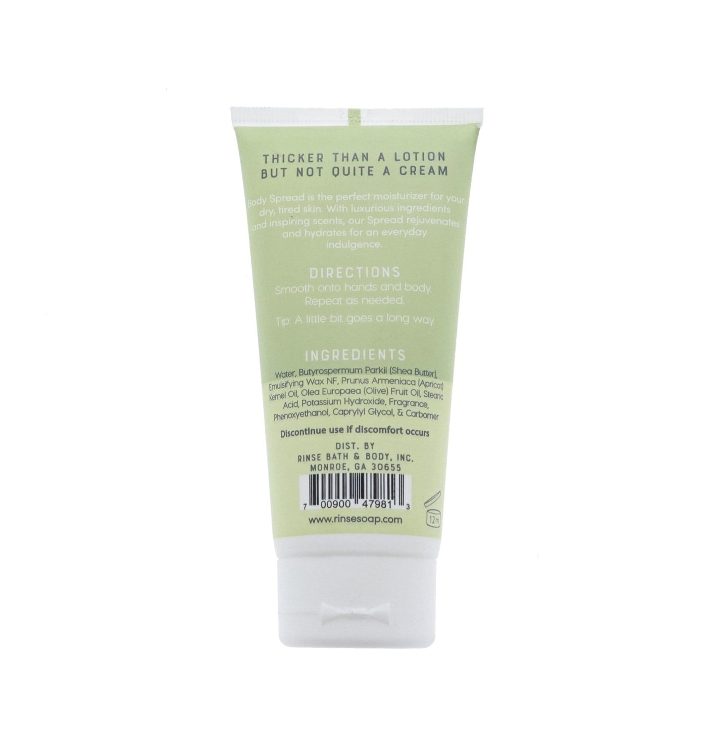 Handmade Fresh Fig natural body lotion tube - naturally derived - alternate angle