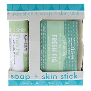 Natural natural bath and body gift set | Fresh Fig | Rinse Bath & Body Co.
