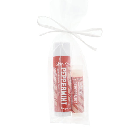 Handmade Peppermint natural bath and body gift set - naturally derived