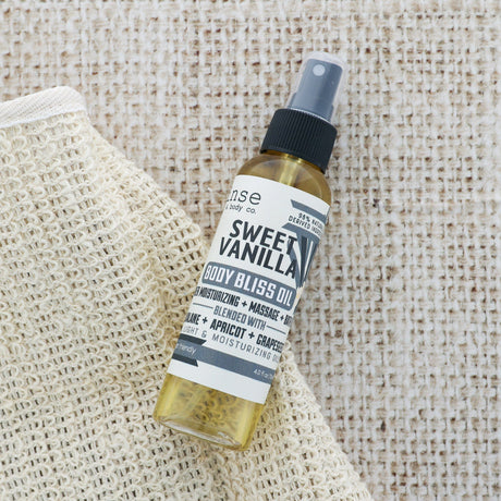 Rinse Tester - Body Bliss Oil - handmade with care - texture close-up